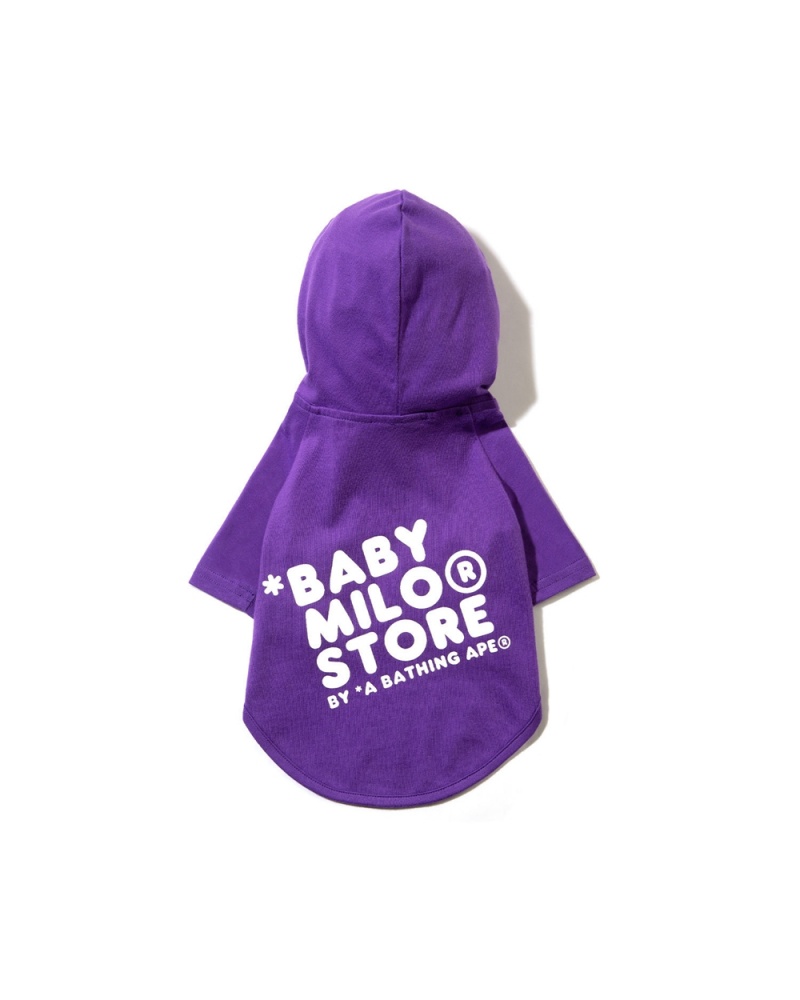 Autres Accessoires Bape Pet hoodie Violette Femme | QVB-82645015